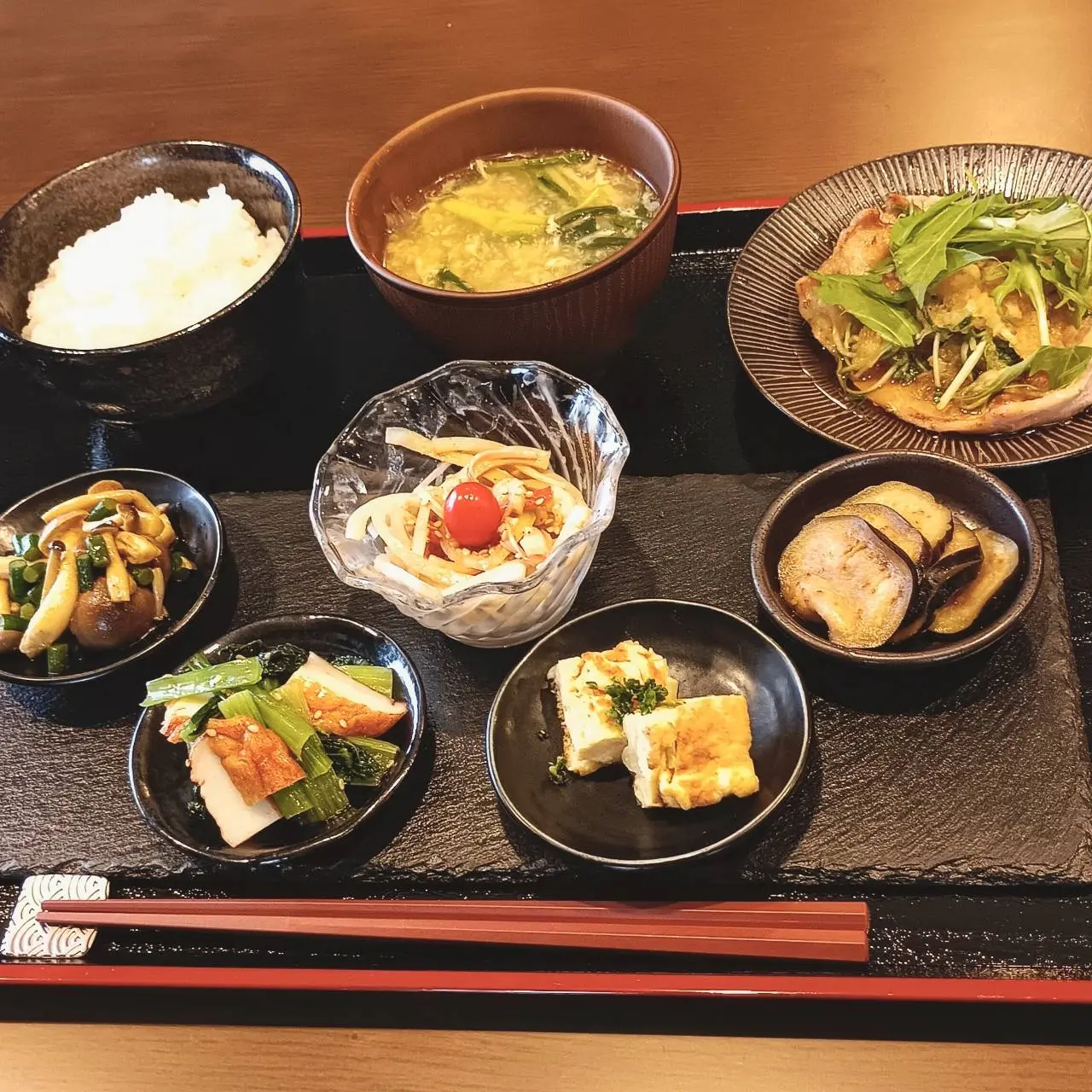 日替わりランチセットの写真
